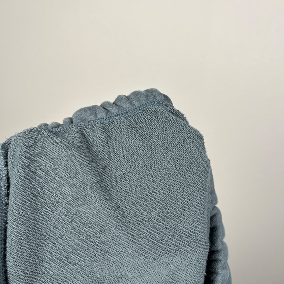 Vouri women size S Sedona sweatshirt boyfriend sweatpants set French terry blue - Picture 11 of 13